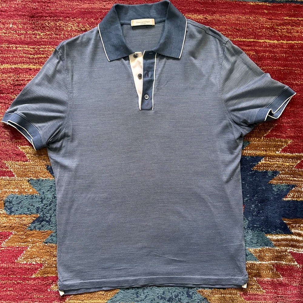 🔥 Zegna polo 100% silk